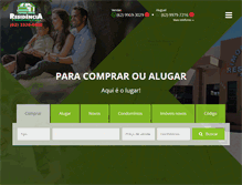 Tablet Screenshot of imobiliariaresidencia.com.br